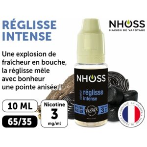 NHOSS 10 ml E-LIQUIDE REGLISSE NICOTINE 03 Mg