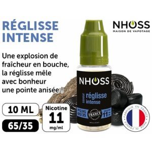 NHOSS 10 ml E-LIQUIDE REGLISSE NICOTINE  11 Mg