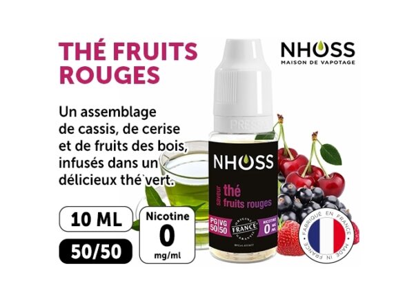 NHOSS 10 ml E-LIQUIDE THE FRUITS ROUGES 00 Mg