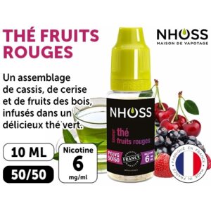 NHOSS 10 ml E-LIQUIDE  THE FRUITS ROUGES 06 Mg