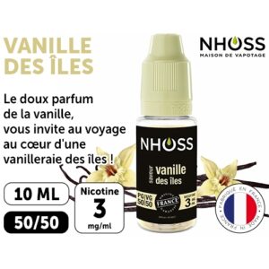NHOSS 10 ml E-LIQUIDE VANILLE DES ILES NICOT  03Mg