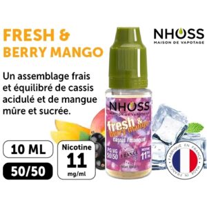 NHOSS 10 ml FRESH AND BERRY MANGO  11 Mg
