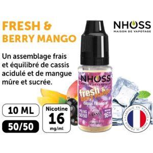 NHOSS 10 ml FRESH AND BERRY MANGO 16 Mg