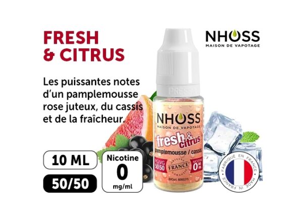 NHOSS 10 ml FRESH CITRUS 00 Mg