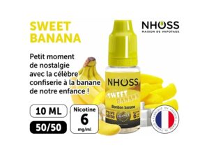 NHOSS 10 ml SWEET BANANA NICOTINE  06 Mg