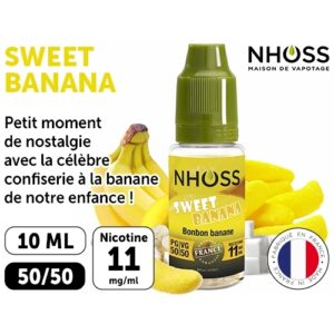 NHOSS 10 ml SWEET BANANA NICOTINE  11 Mg