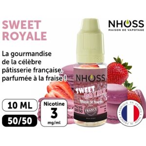 NHOSS 10 ml SWEET ROYAL NICOTINE  03 Mg