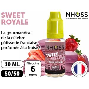 NHOSS 10 ml SWEET ROYAL NICOTINE  06 Mg