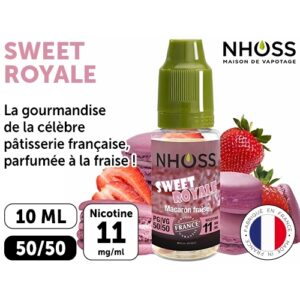 NHOSS 10 ml SWEET ROYAL NICOTINE  11 Mg