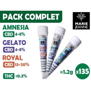 PACK COMPLET PRE-ROULE BESITO ROYAL 1.2G (PR.135)
