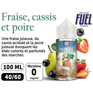 PANIER DU MARCHÉ FRAISE CASSIS POIRE 100 ML