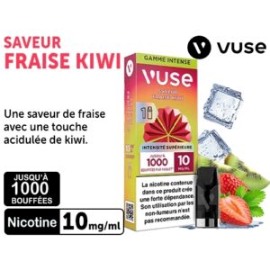 POD UNITAIRE RELOAD FRAISE KIWI 10 MG