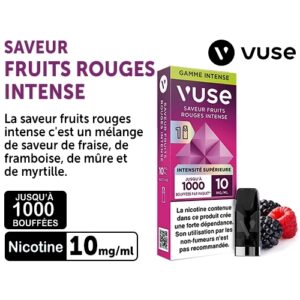 POD UNITAIRE RELOAD FRUITS ROUGES INTENSE 10 MG