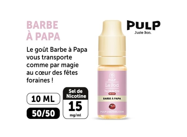 PULP LE POD BARBE A PAPA 10 ML 15 MG ML