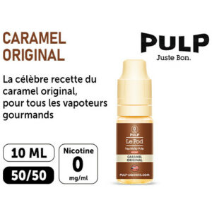 PULP LE POD CARAMEL ORIGINAL 10 ML  00 MG ML