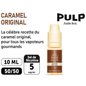 PULP LE POD CARAMEL ORIGINAL 10 ML  05 MG ML