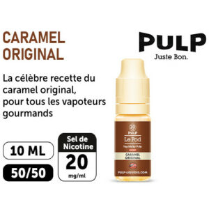 PULP LE POD CARAMEL ORIGINAL 10 ML  20 MG ML