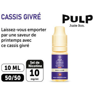 PULP LE POD CASSIS GIVRÉ 10 ML  10 MG ML