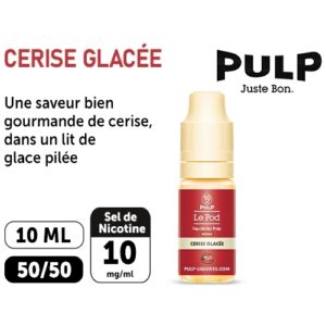 PULP LE POD CERISE GLACÉE 10 ML  10 MG ML