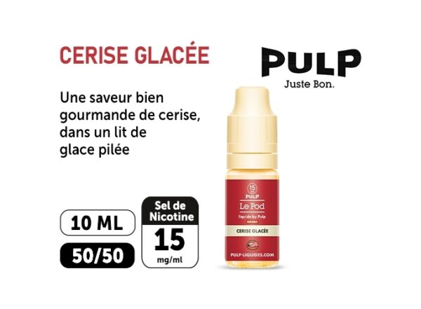 PULP LE POD CERISE GLACÉE 10 ML 15 MG ML