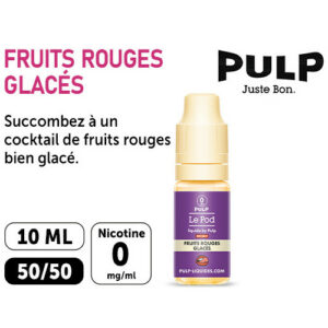 PULP LE POD FRUIT ROUGE GLACÉ 10 ML  00 MG ML