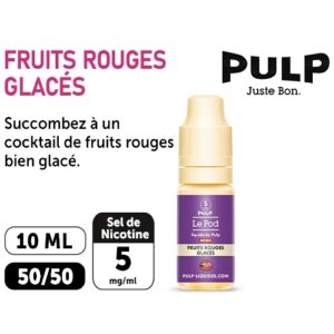 PULP LE POD FRUIT ROUGE GLACÉ 10 ML  05 MG ML