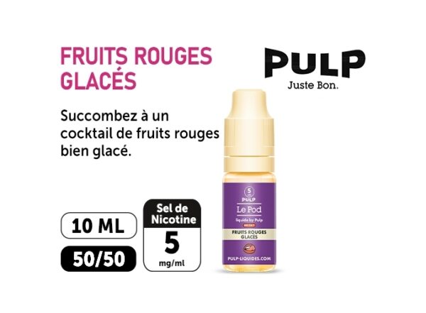 PULP LE POD FRUIT ROUGE GLACÉ 10 ML 05 MG ML