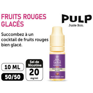 PULP LE POD FRUIT ROUGE GLACÉ 10 ML  20 MG ML