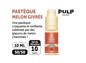 PULP LE POD PASTEQUE MELON GIVRE 10 ML  10 MG ML