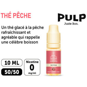 PULP LE POD  THÉ PECHE  10 ML 00 MG ML