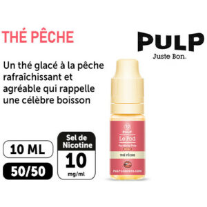 PULP LE POD  THÉ PECHE  10 ML 10 MG ML