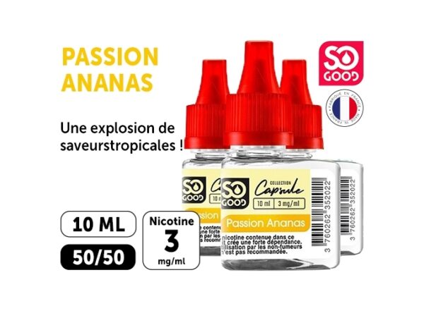 SO GOOD CAPSULES PASSION ANANAS 03 MG