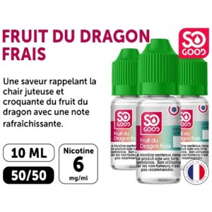 SO GOOD FRUITS DRAGON FRAIS 10 ML 06 MG ML (BTE 3)