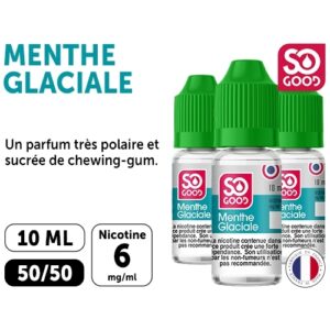 SO GOOD MENTHE GLACIALE 10 ML 06 MG ML (BTE3)