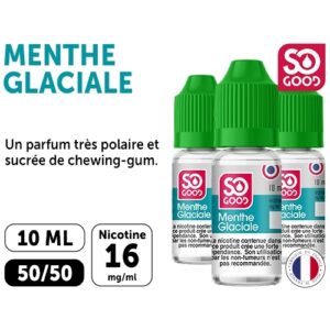 SO GOOD MENTHE GLACIALE 10 ML 16 MG ML (BTE3)