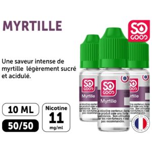 SO GOOD MYRTILLE 10 ML 11 MG ML (BTE3)