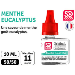 SO GOOD P 10ml ‘MENTHE EUCALYPTUS’ NIC. 11mg