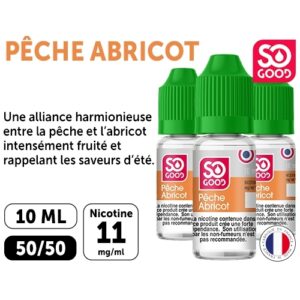 SO GOOD PECHE ABRICOT 10 ML 11 MG ML (BTE3)