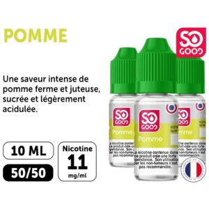 SO GOOD POMME 10 ML 11 MG ML (BTE3)