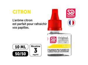 SO GOOD PREMIUM 10ml ‘CITRON’ NICOTINE 03mg
