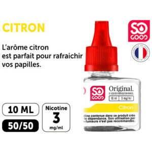 SO GOOD PREMIUM 10ml ‘CITRON’ NICOTINE 03mg