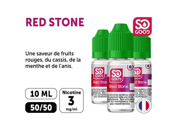 SO GOOD RED STONE 10 ML 03 MG ML (BTE3)