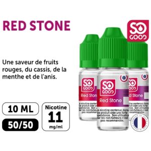 SO GOOD RED STONE 10 ML 11 MG ML (BTE3)
