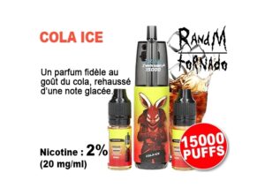 TORNADO COLA ICE 15 K   2 FLACONS 10ml 2%