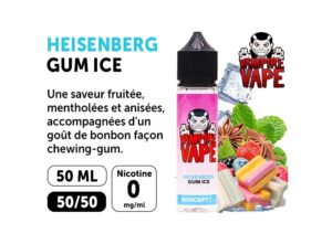 VAMPIRE VAPE 50ml HEISENBERG GUM ICE 00 MG ML