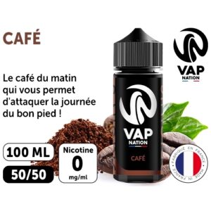 VAP NATION 100ml CAFÉ 00 MG