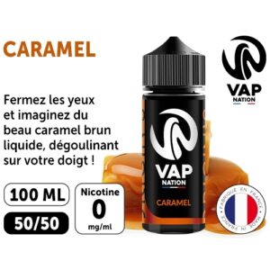VAP NATION 100ml CARAMEL 00 MG ML