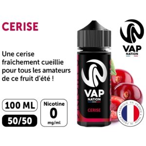 VAP NATION 100ml CERISE 00 MG