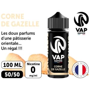 VAP NATION 100ml CORNE DE GAZELLE 00 MG ML