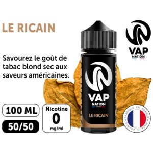 VAP NATION 100ml LE RICAIN 00 MG